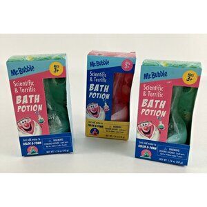 Mr. Bubble Scientific & Terrific Bath Potion Color Foam Bath Time Fun Experiment